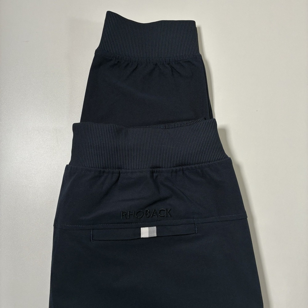 NEW Rhoback Delta Performance Joggers Medium Navy Blue Stretch‎ Activewear Pants